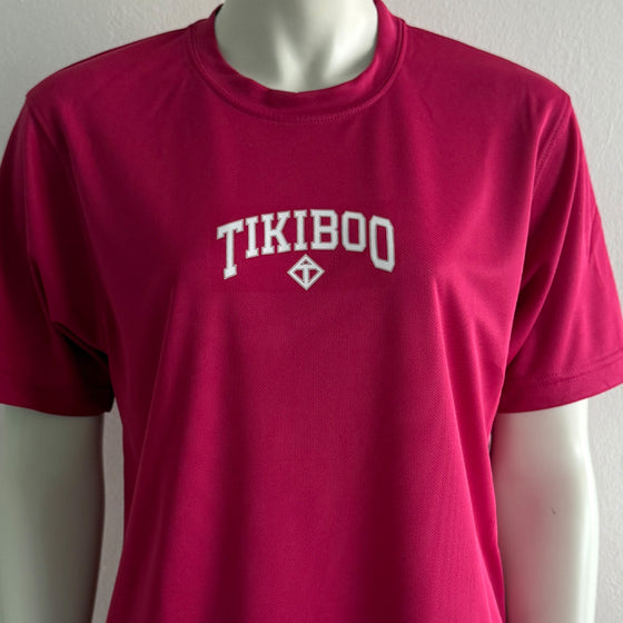 Tikiboo Pink Athletics Technical T-shirt Small Logo