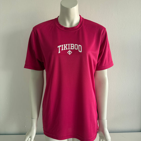 Tikiboo Pink Athletics Technical T-shirt Small Logo