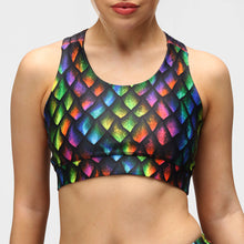  Dragon Scales Cross Back Bra