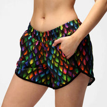  Dragon Scales Loose Fit Workout Shorts