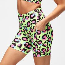  Lemon Leopard Running Shorts