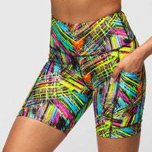  Neon Scratch Running Shorts