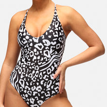  Monochrome Safari Crossover Swimsuit