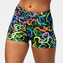  Neon Noodles TikiBooty Shorts