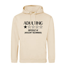  Adulting Oatmeal Hoodie